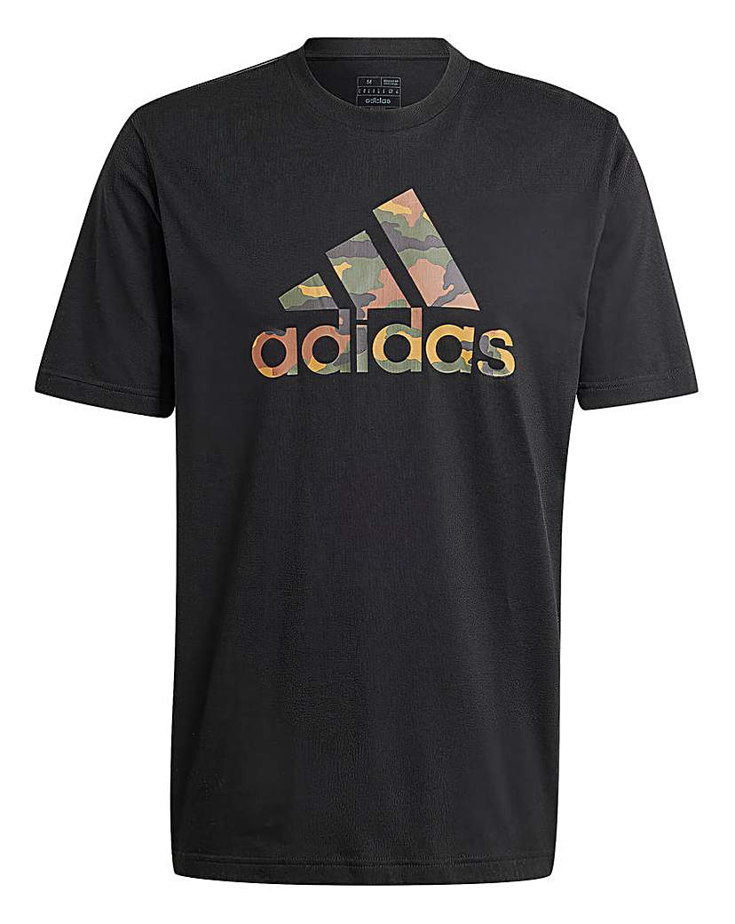 New In - adidas Camo Logo T-Shirt