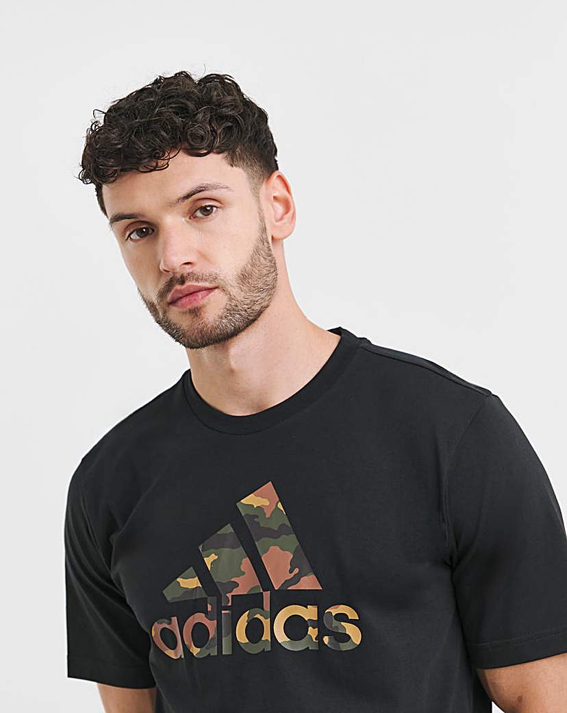 adidas Camo Logo T-Shirt