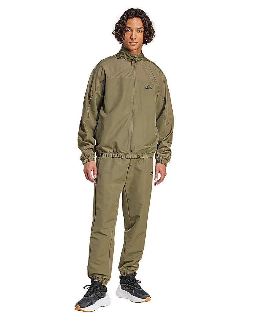 Olive adidas tracksuit best sale