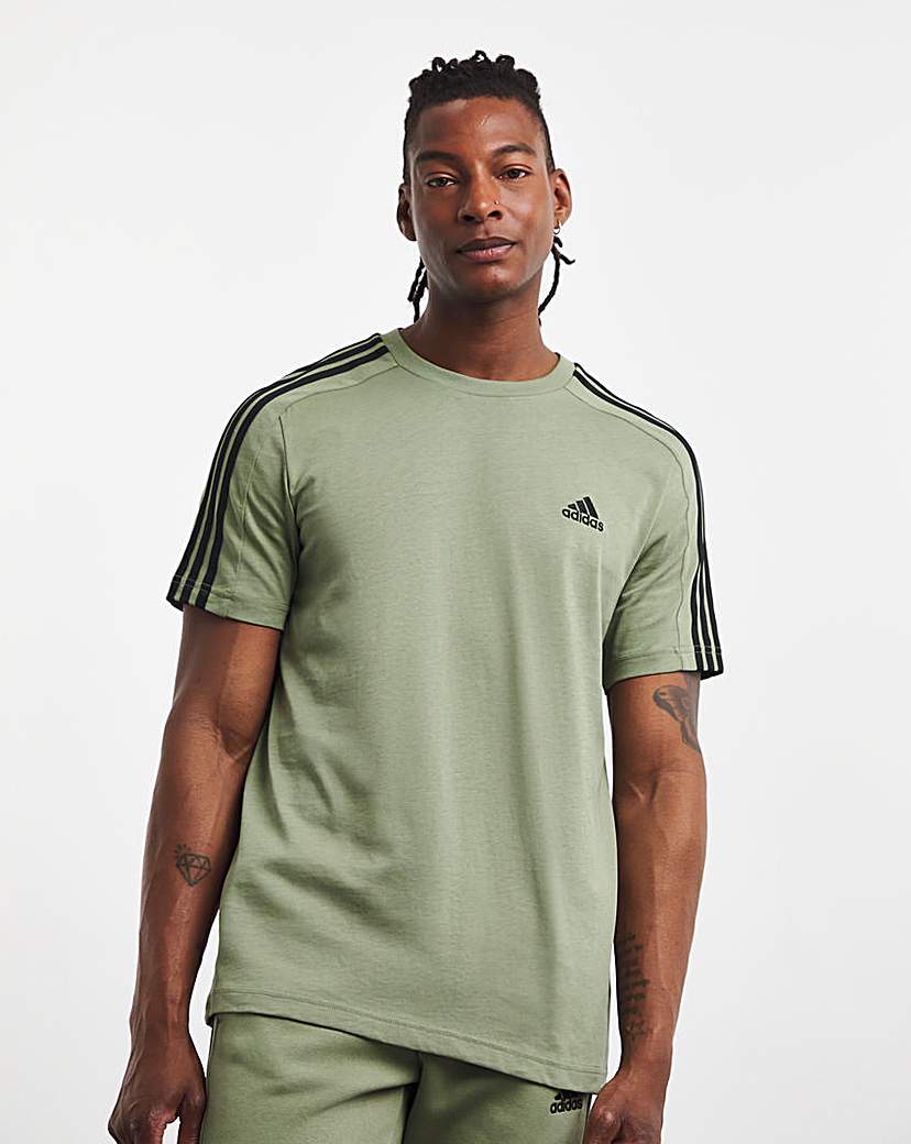 adidas Essentials 3 Stripes T-Shirt