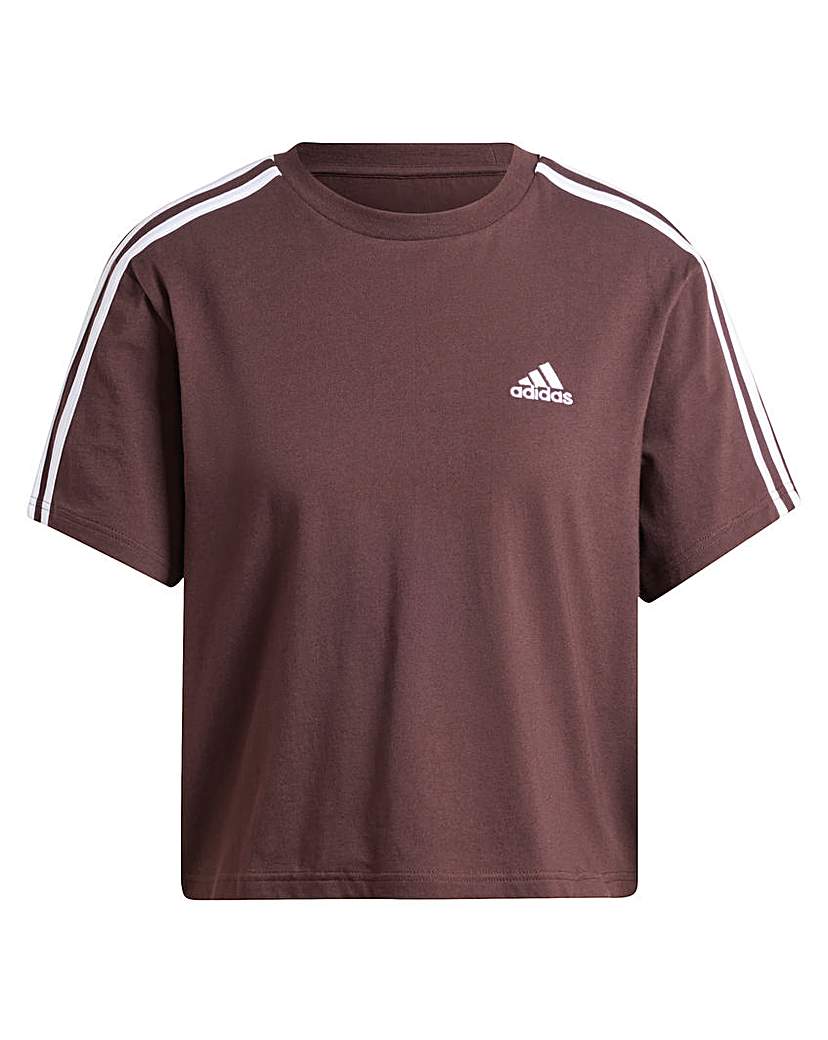 adidas Essentials 3 Stripes Crop Top
