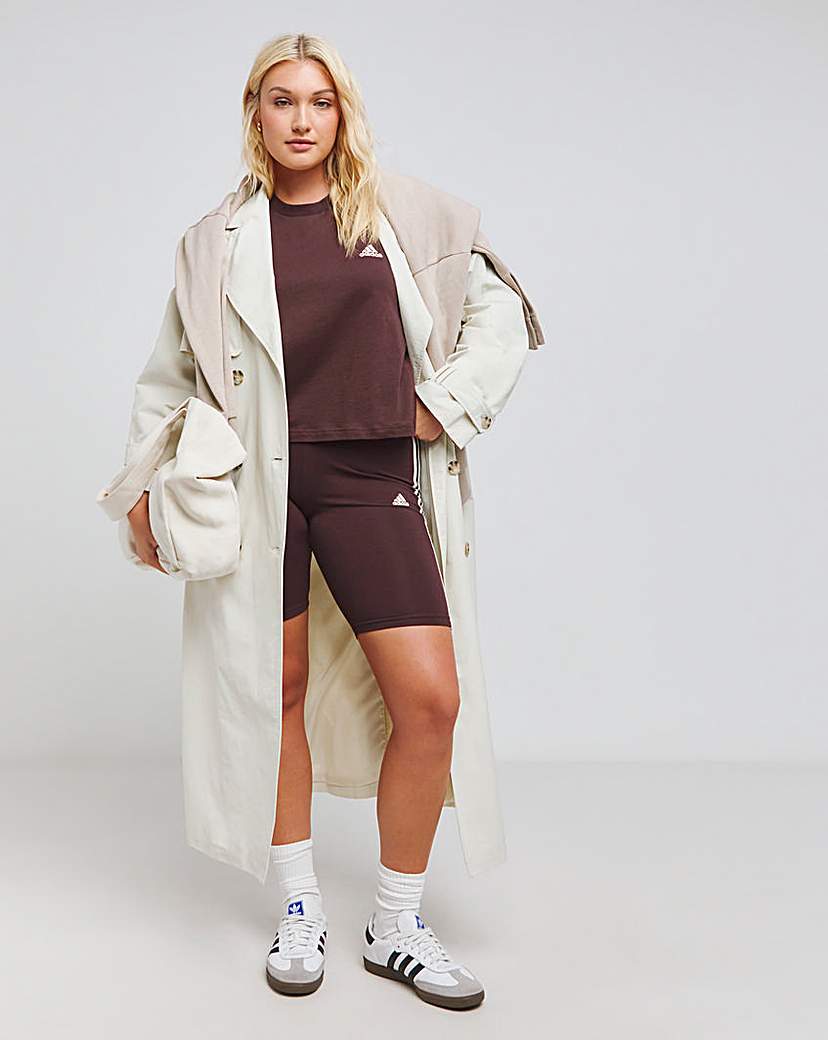 adidas Essentials 3 Stripes Crop Top