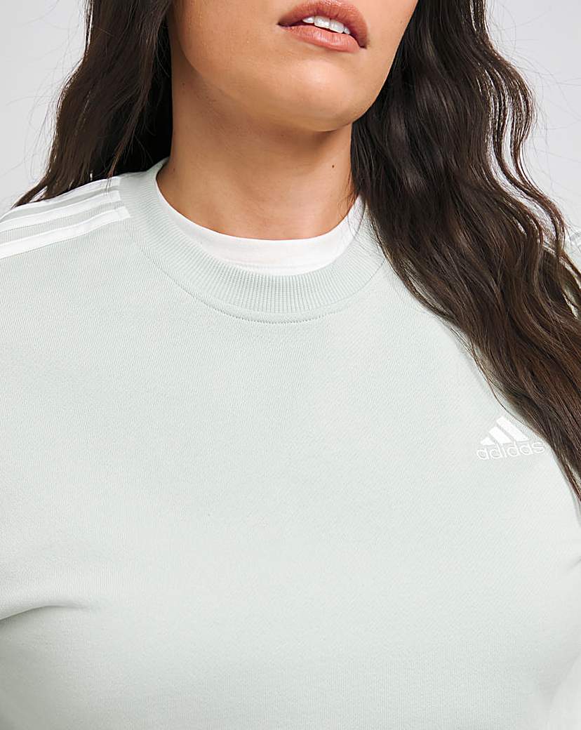 adidas Essentials 3 Stripes Sweatshirt
