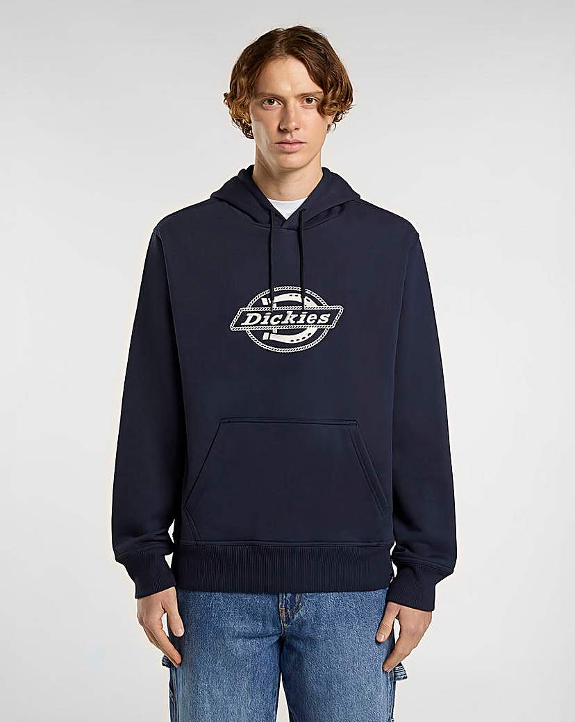 New In - Dickies Forth Shaw Graphic Hoodie - Navy