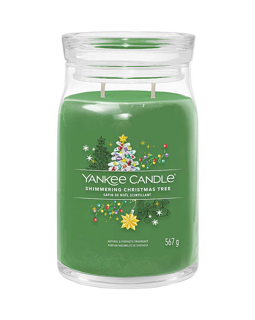 New In - Yankee Candle Shimmering Christmas Tree