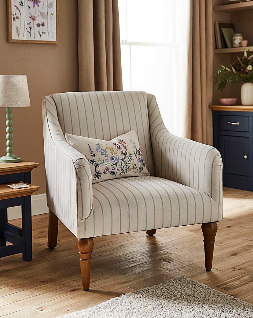 New In - Julipa Everly Stripe Accent Chair