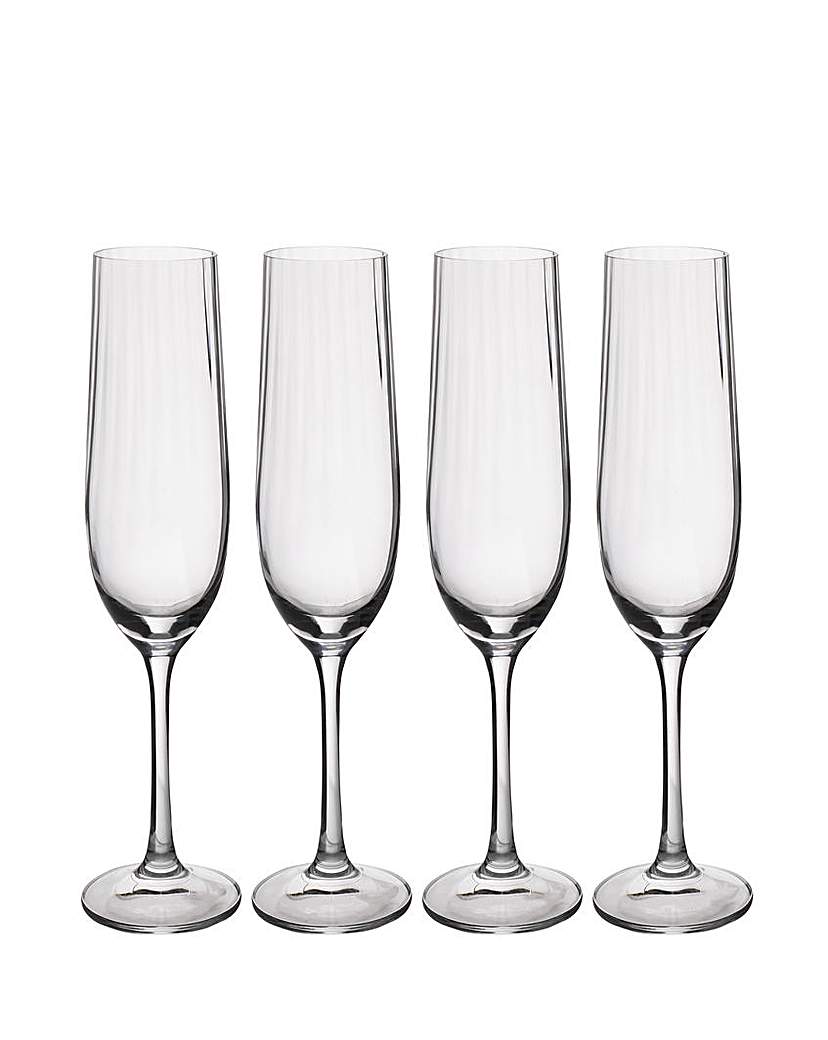 Mikasa Treviso Flute Glass Set