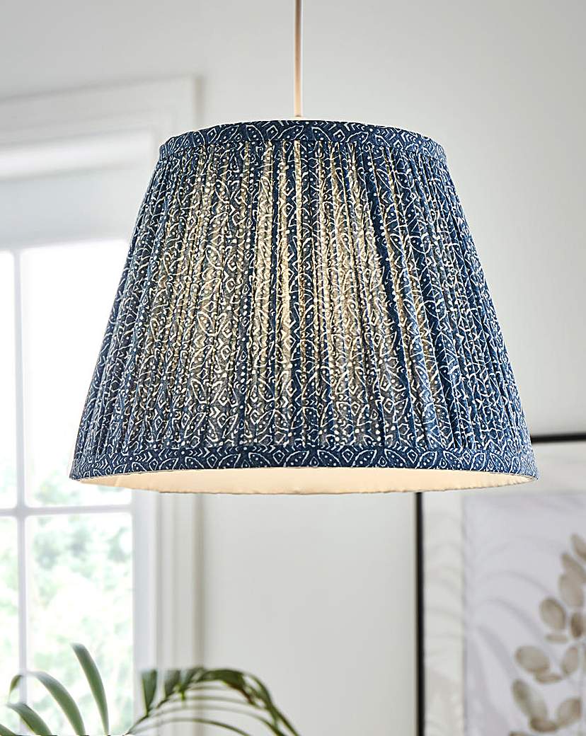 New In - Blue Pleated Shade