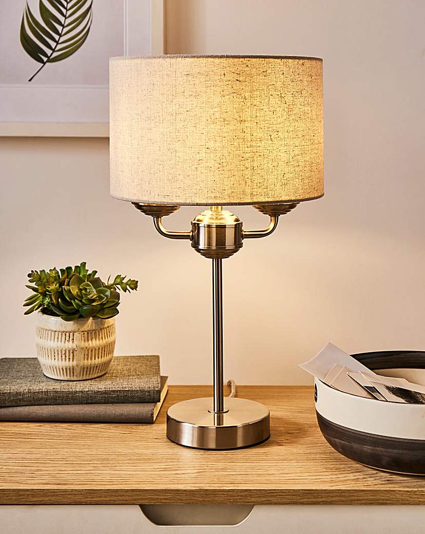 New In - Fulford Brushed Table Lamp