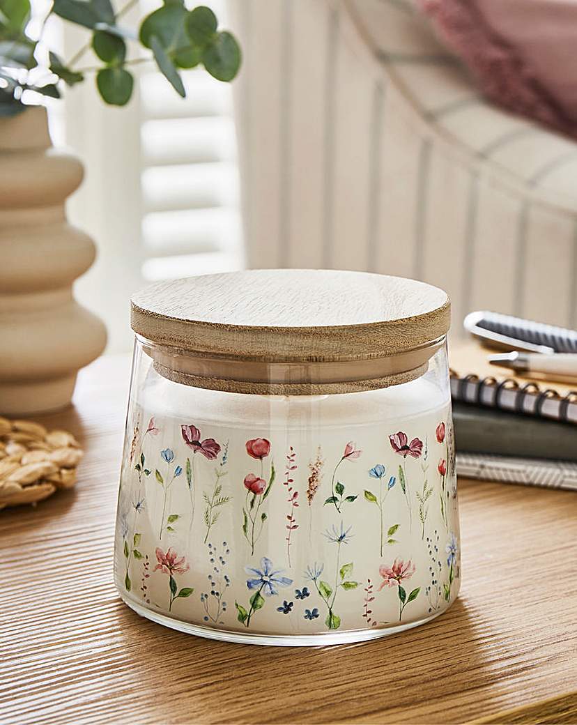 New In - Julipa Wildflower Glass Jar Candle