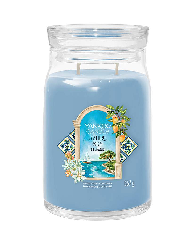 New In - Yankee Candle Large Azure Sky