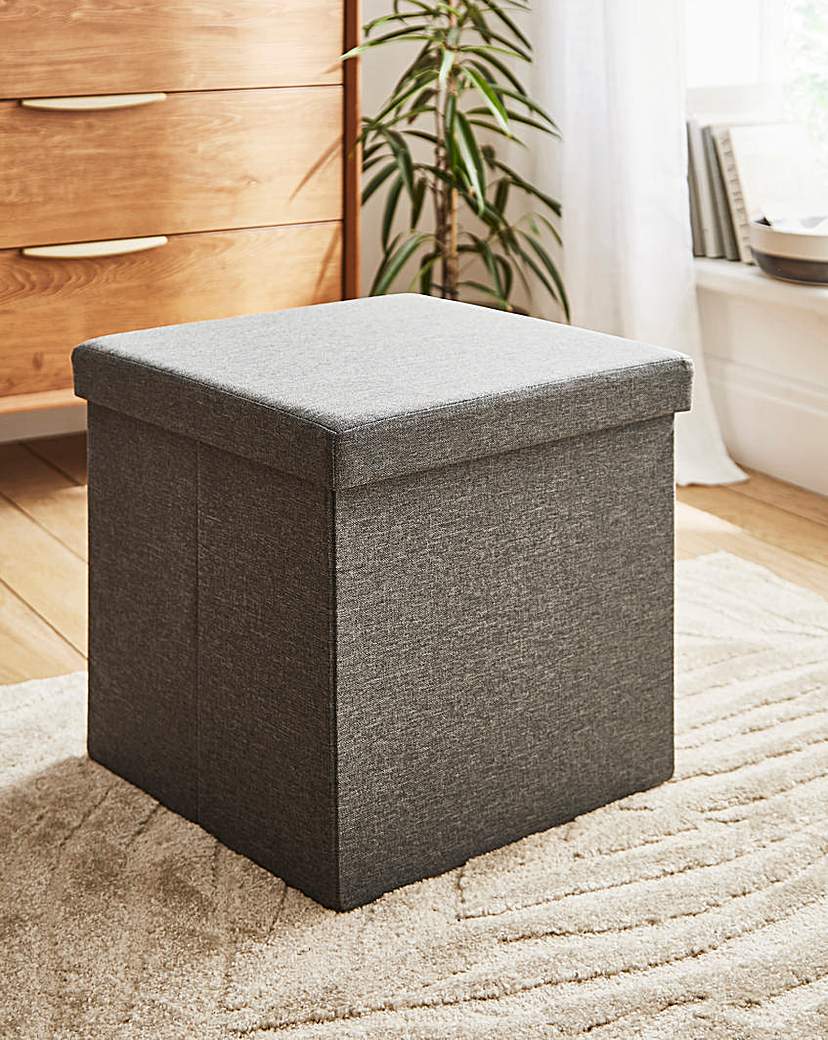 New In - Fabric Foldable Storage Ottoman Cube