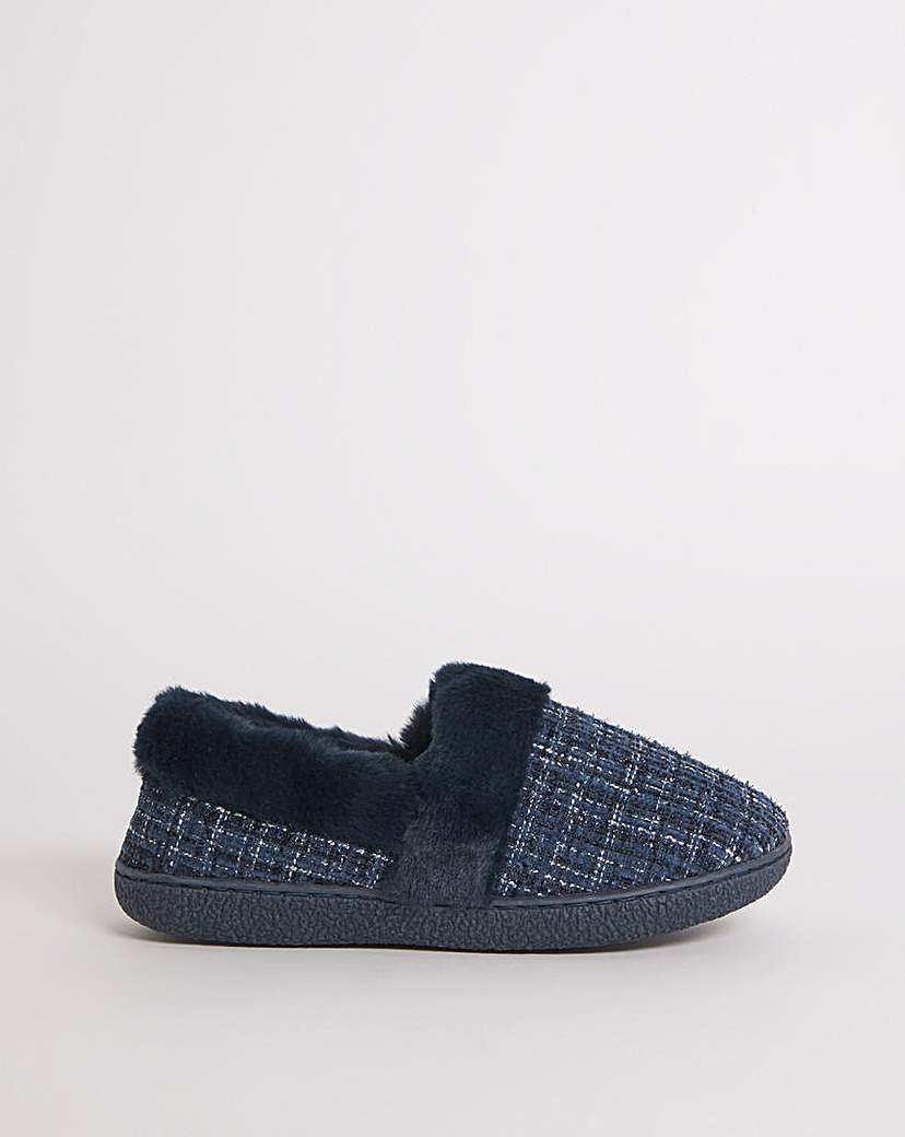 Cushion Walk Boucle Slipper EEE Fit