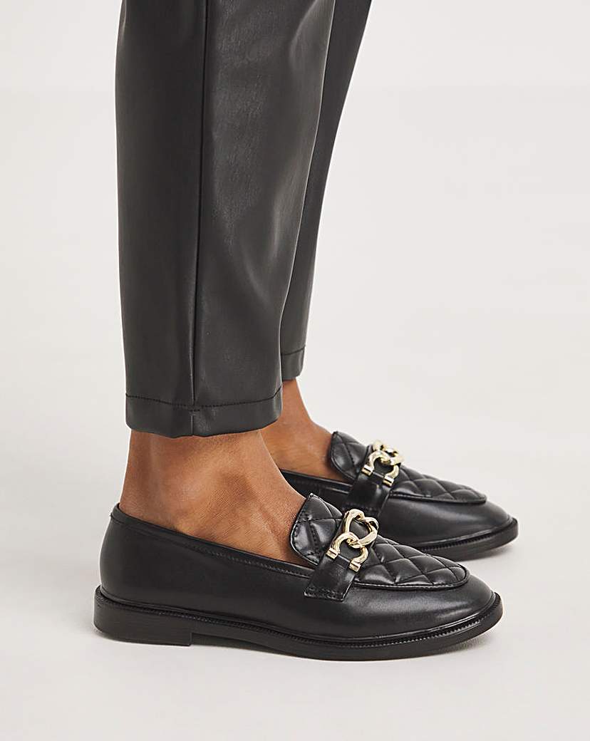 Classic Quilted Trim Loafer EEE Fit