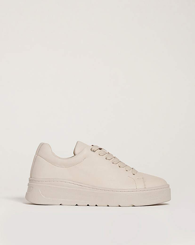 Leather Lace To Toe Trainer EEE Fit