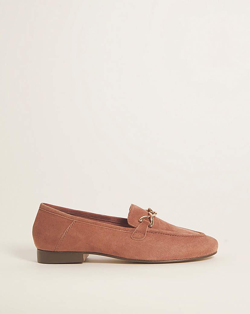 Suede Trim Loafer EEE Fit