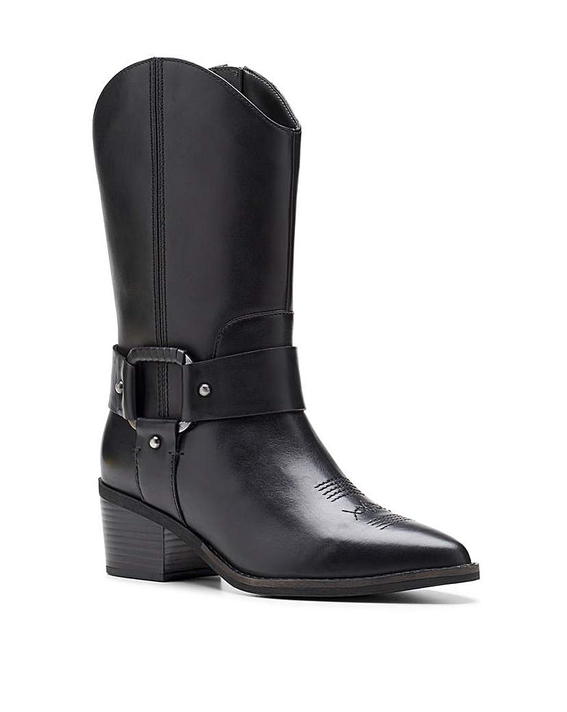 Clarks Morzine Western Boots D Fit