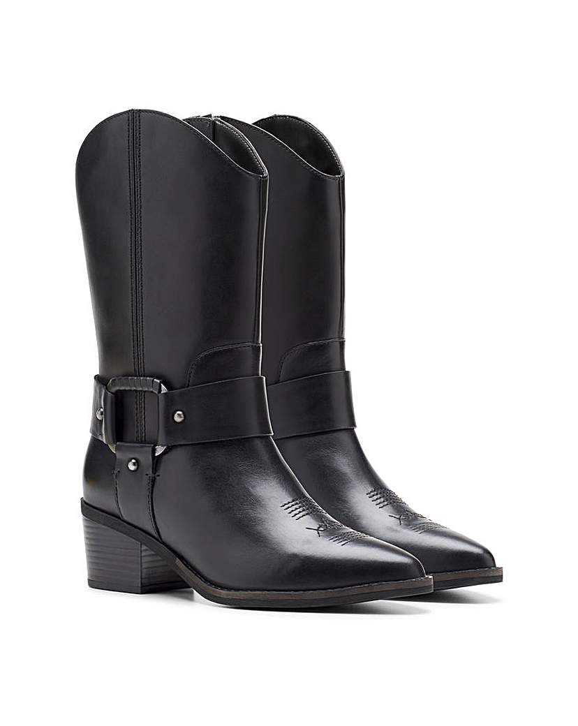 Clarks Morzine Western Boots D Fit