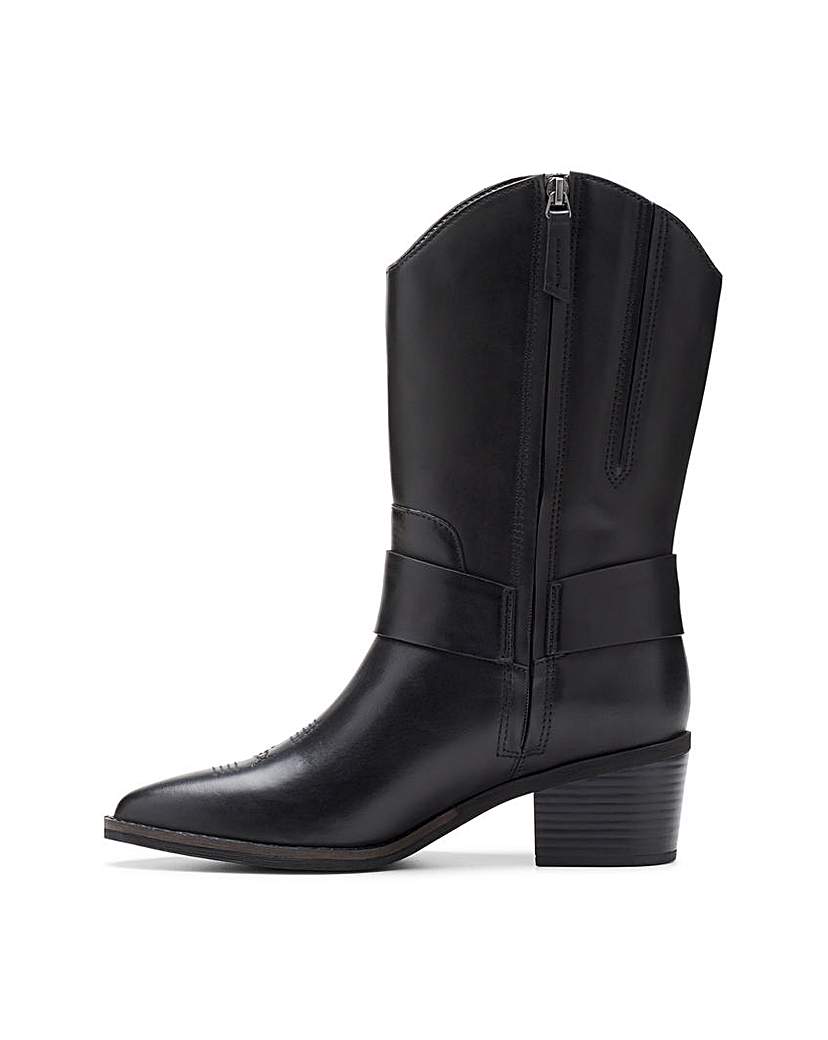 Clarks Morzine Western Boots D Fit