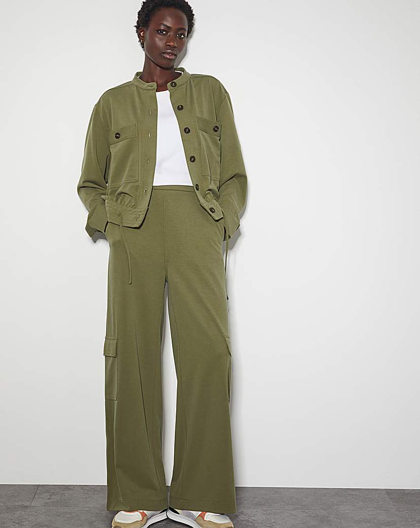 Monsoon Una Wide Leg Utility Trousers