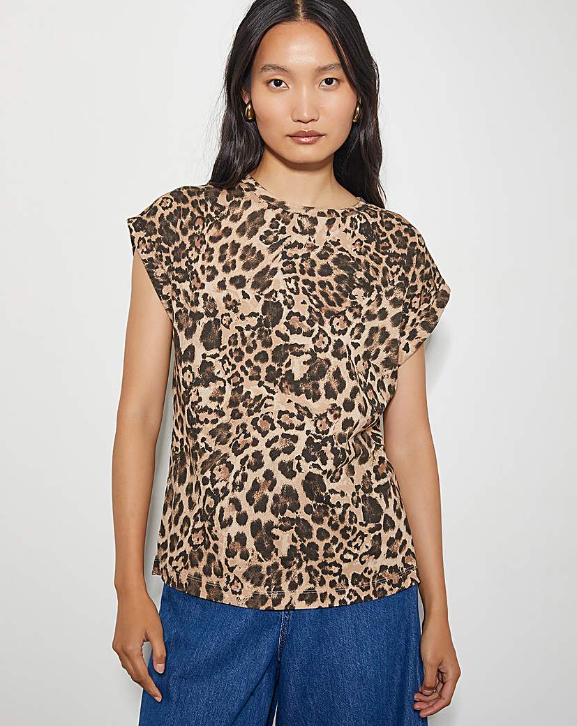 New In - Monsoon Archi Leopard Print T-Shirt