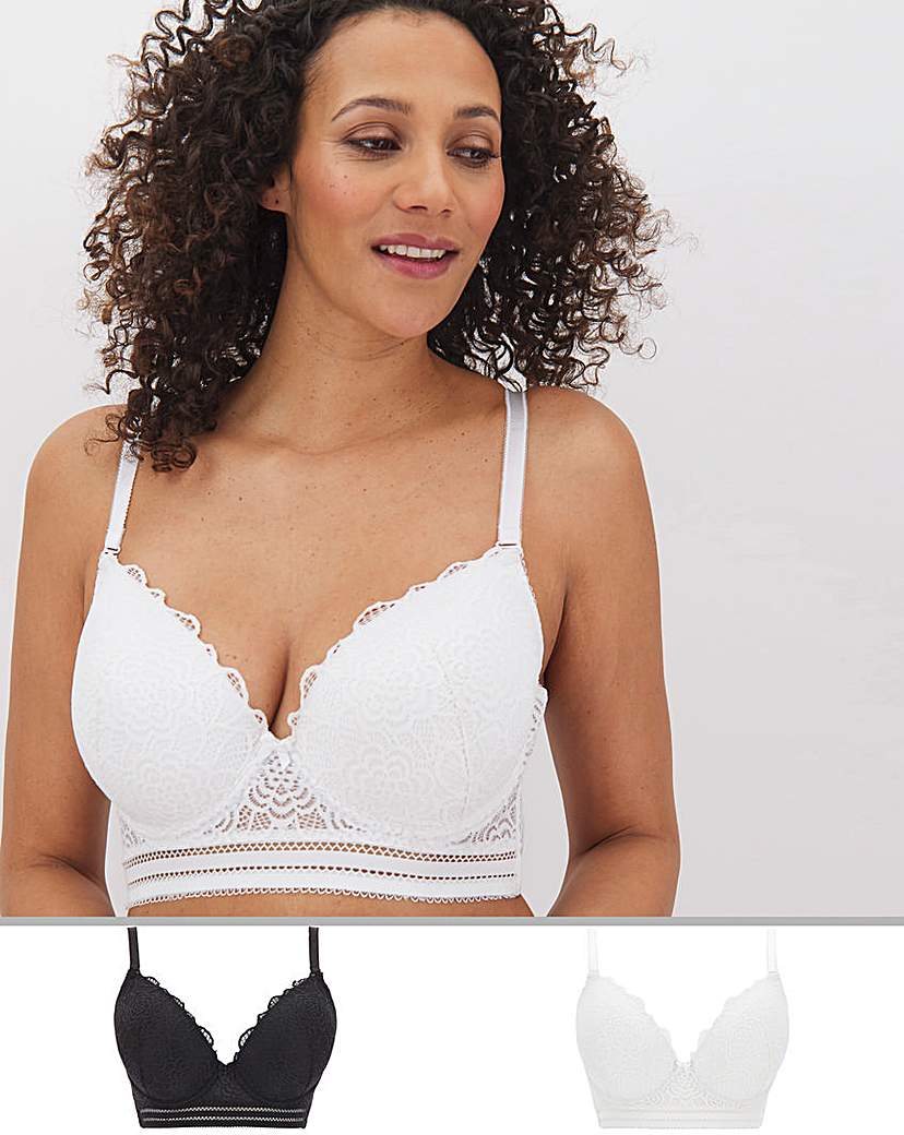 Image of Pack Mila Lace Padded Balcony Bra