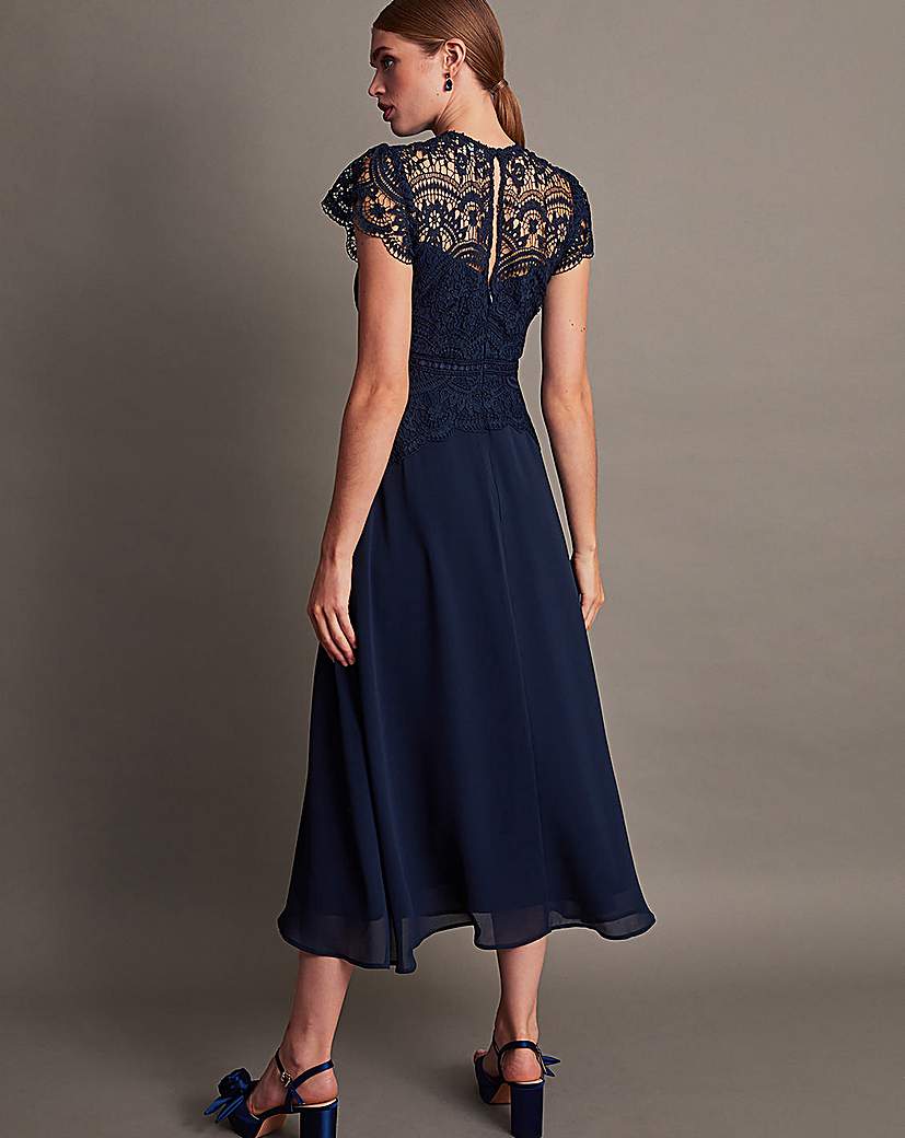 Monsoon Monica Lace Midi Dress