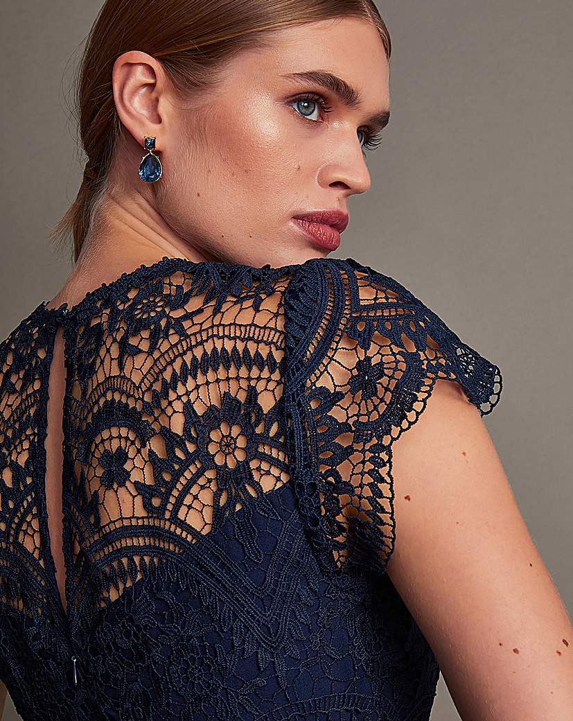Monsoon Monica Lace Midi Dress
