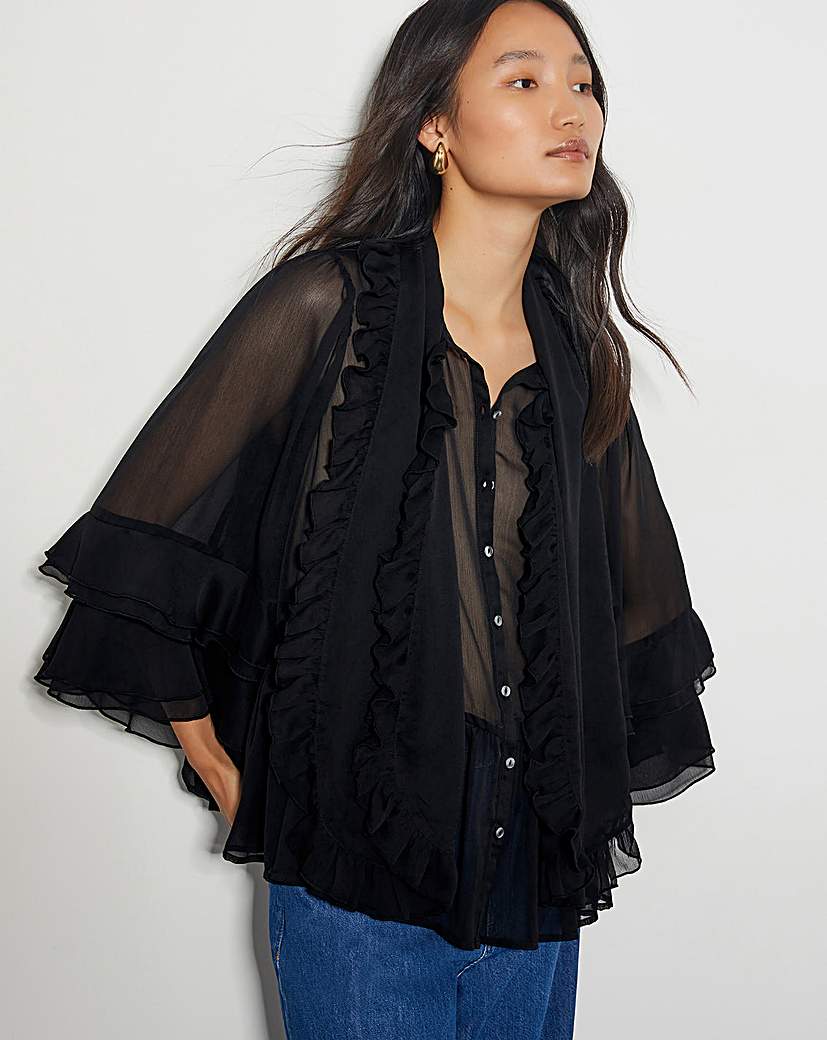 Monsoon Anais Ruffle Blouse