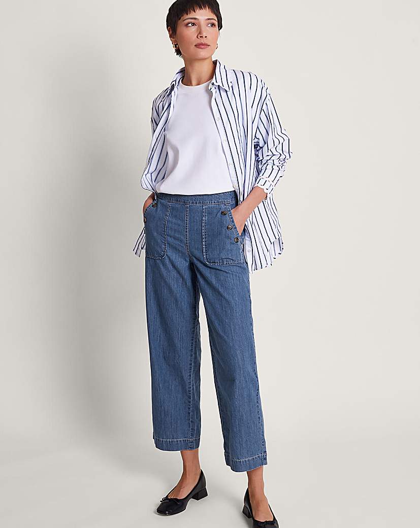 Monsoon Harper Regular-Length Crop Jeans