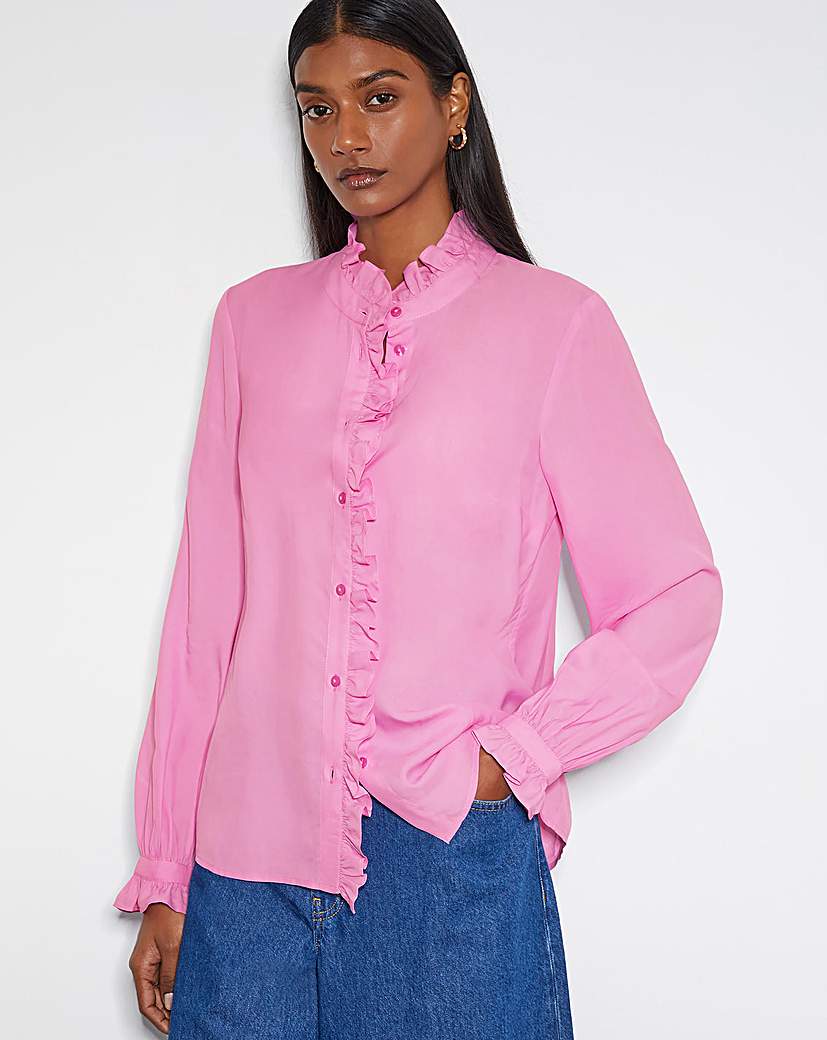 Monsoon Cecily Ruffle Blouse