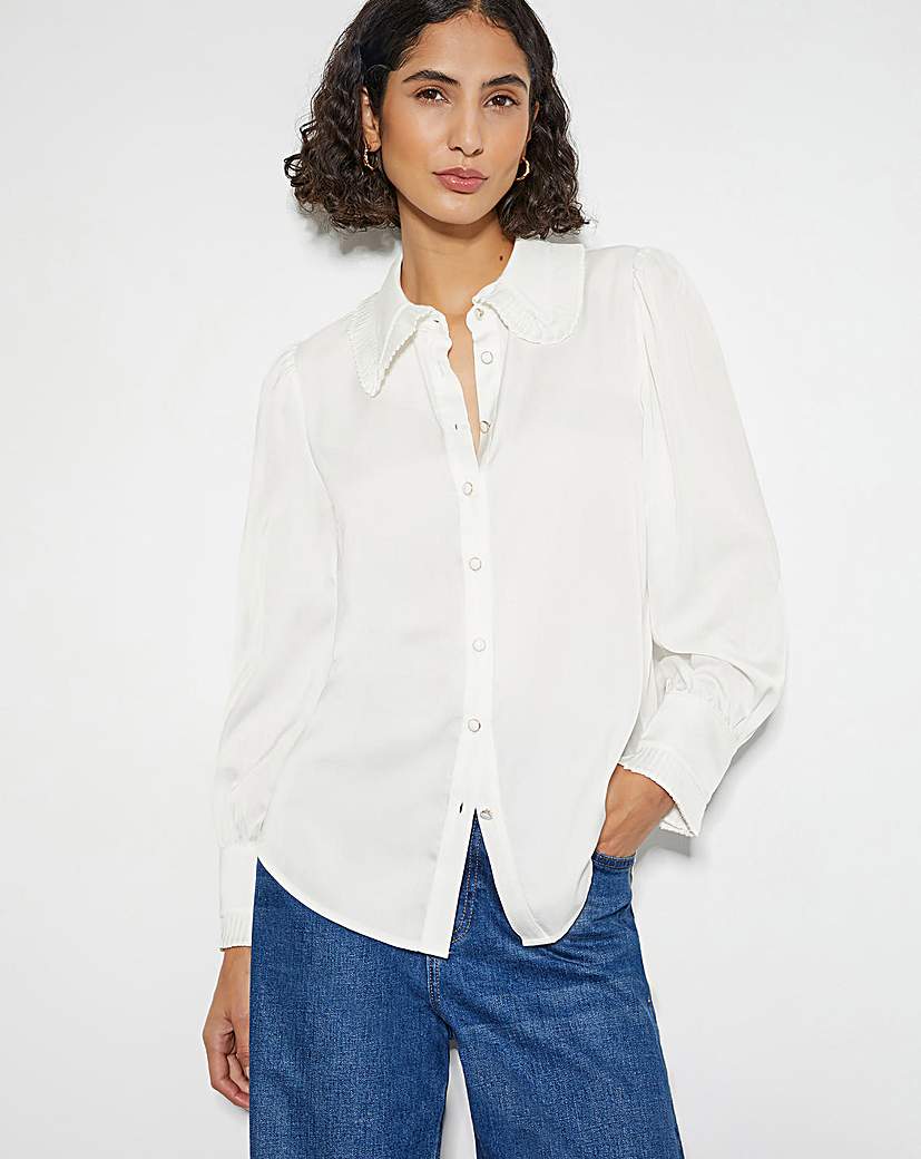 Monsoon Fifi Frill Collar Shirt