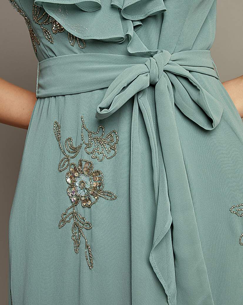 Monsoon Ausha Maxi Wrap Dress