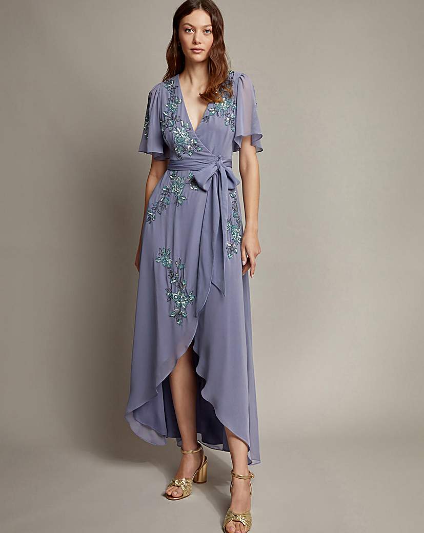 Monsoon Sarah Maxi Wrap Dress