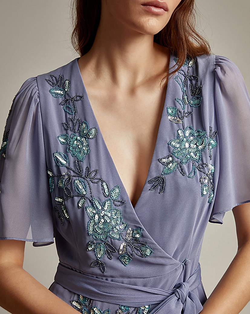 Monsoon Sarah Maxi Wrap Dress