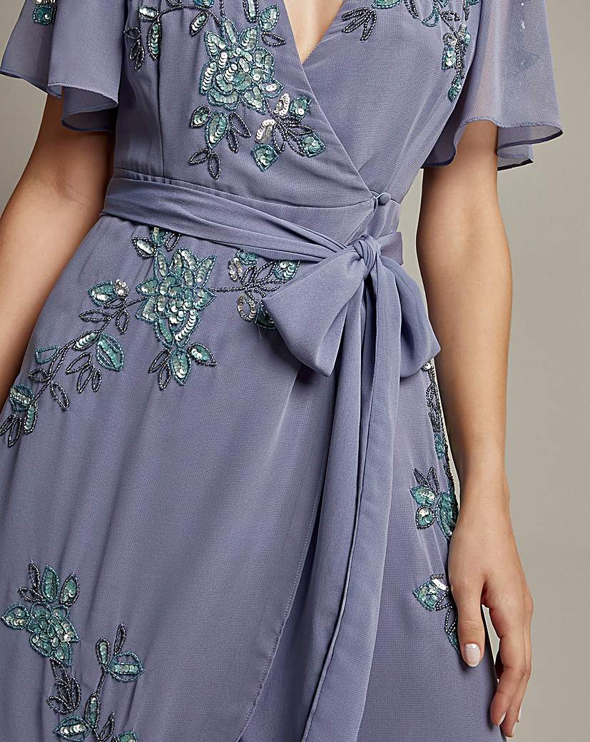 Monsoon Sarah Maxi Wrap Dress