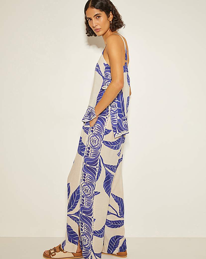 Monsoon Dinah Leaf Print Cami Top