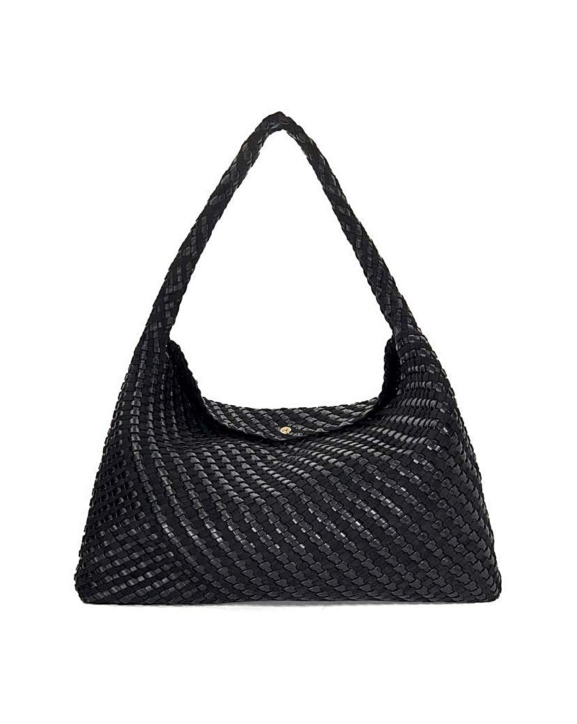 New In - Dune Deliberate XL Woven Shoulder Bag