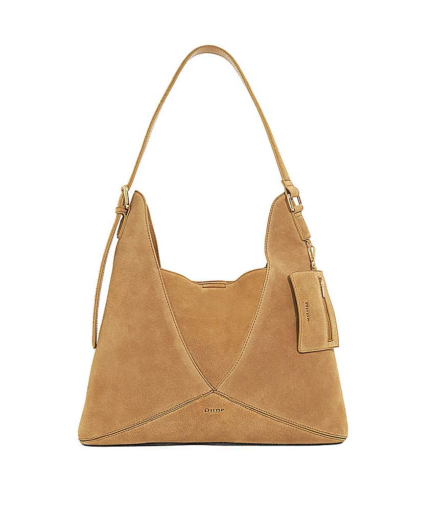 Dune Dearest Real Suede Tote Bag