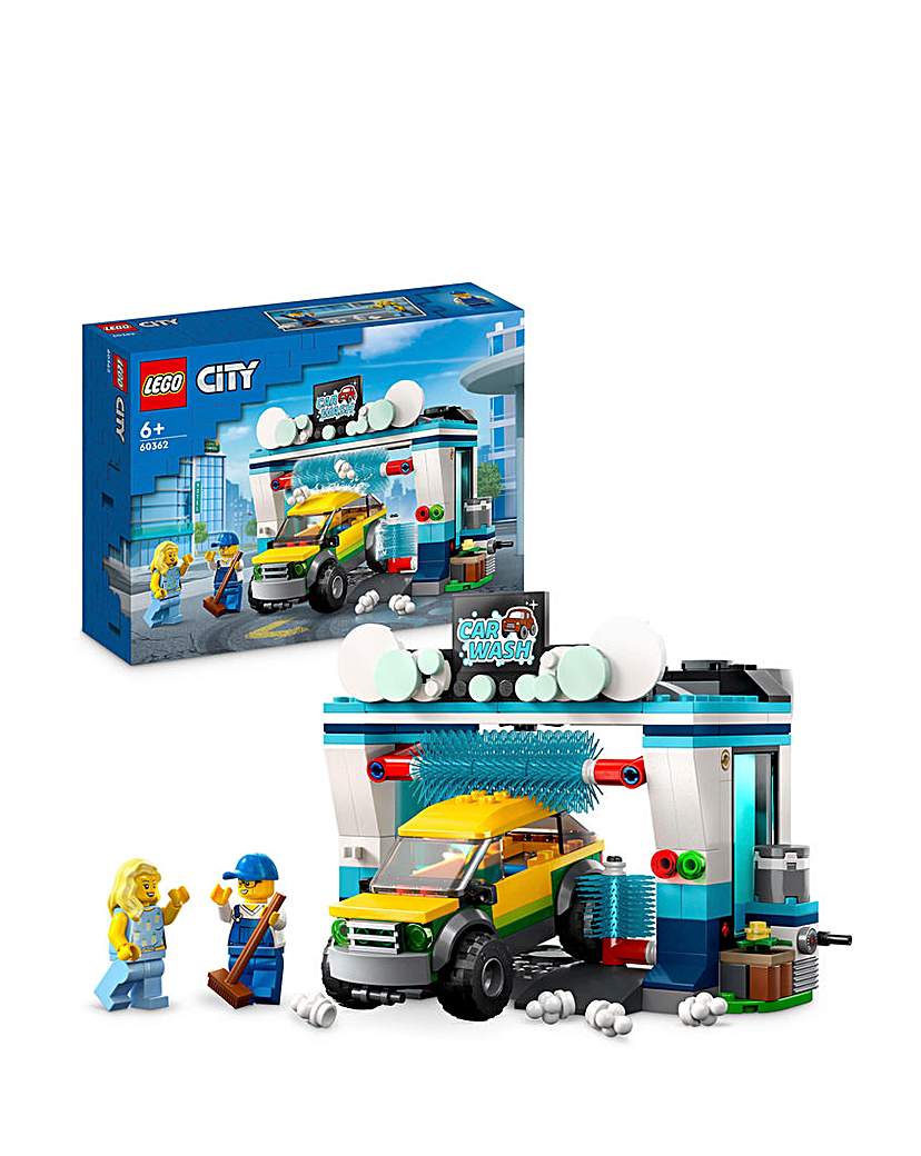 LEGO City Carwash Set with Toy Car Wash