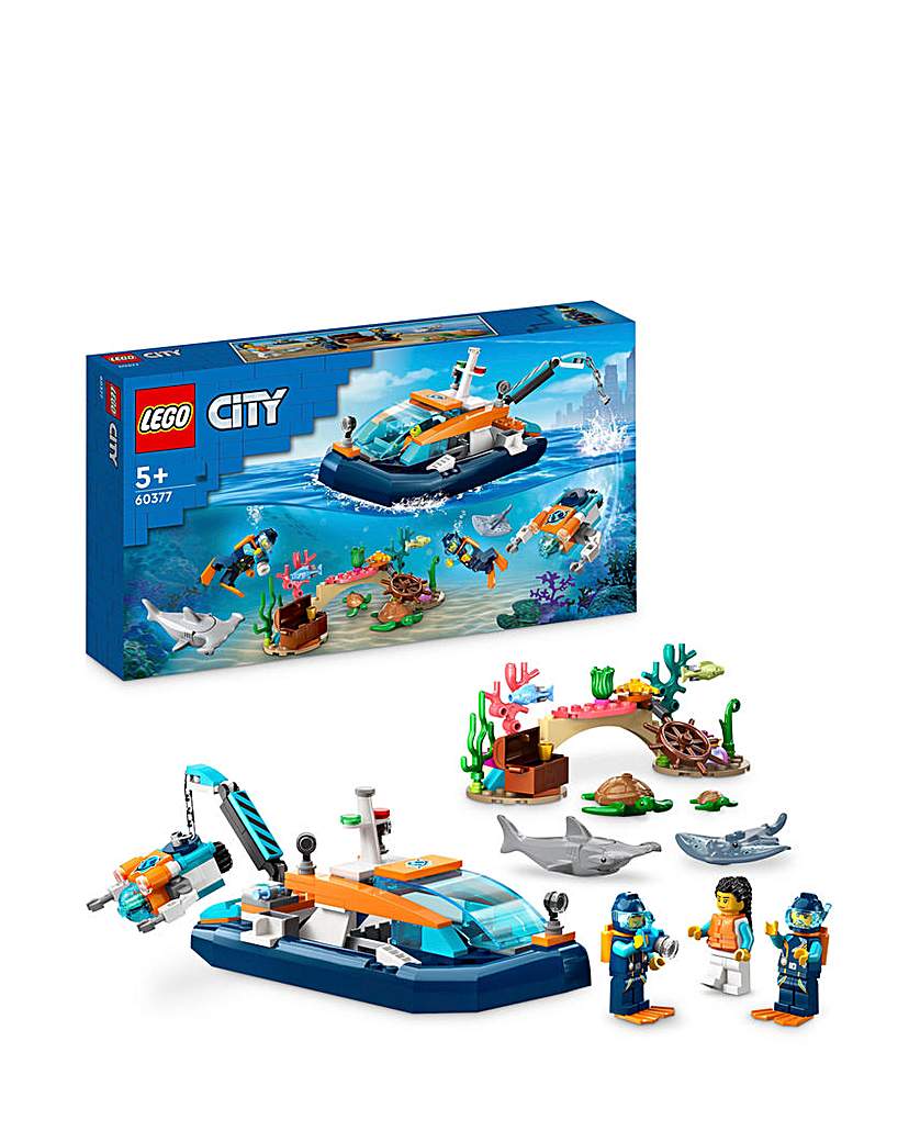 LEGO City Explorer Diving Boat Set with