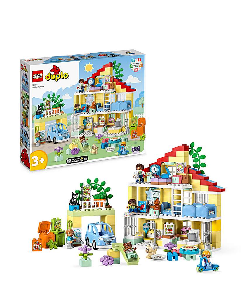 LEGO DUPLO 3in1 Family House Toy