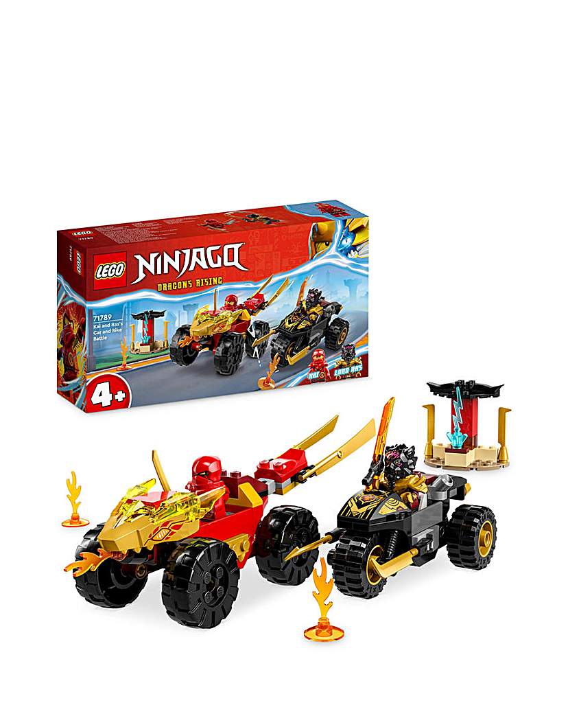 Image of LEGO NINJAGO Kai and Ras's Car and Bike