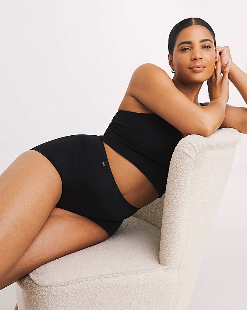 Sloggi 3Pk Microfibre Maxi Knicker Black