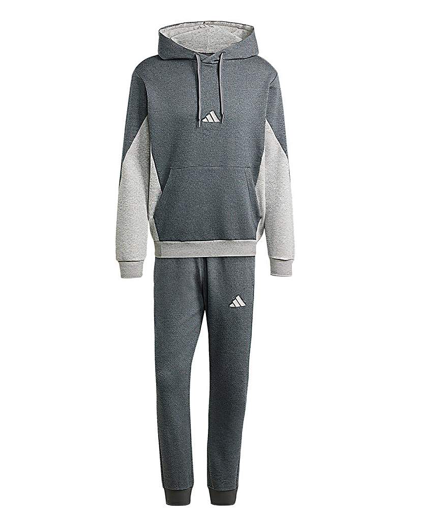 New In - adidas Fleece Hooded Tracksuit