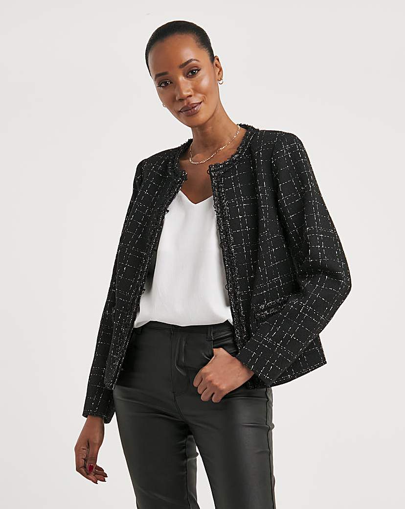 Joanna Hope Cropped Tailored Jacket