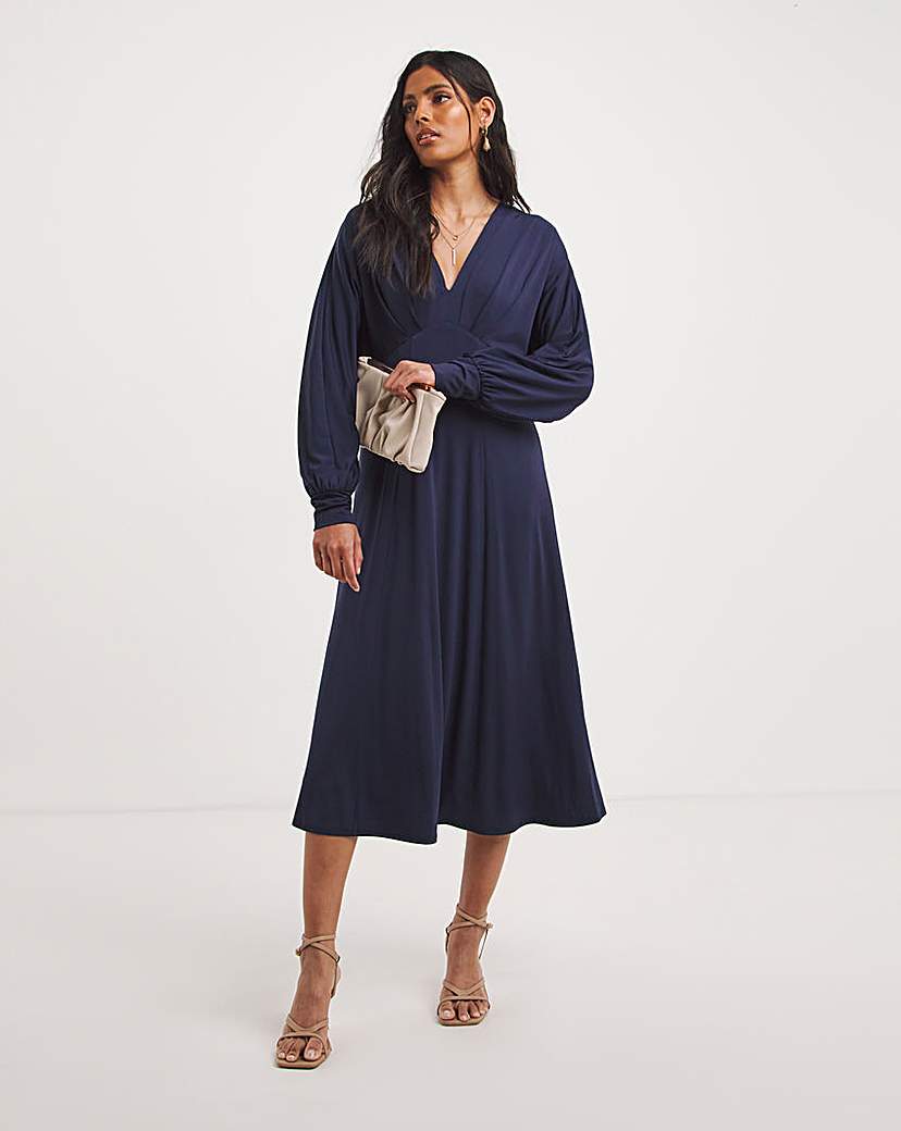 Joanna Hope Empire Jersey Midi Dress