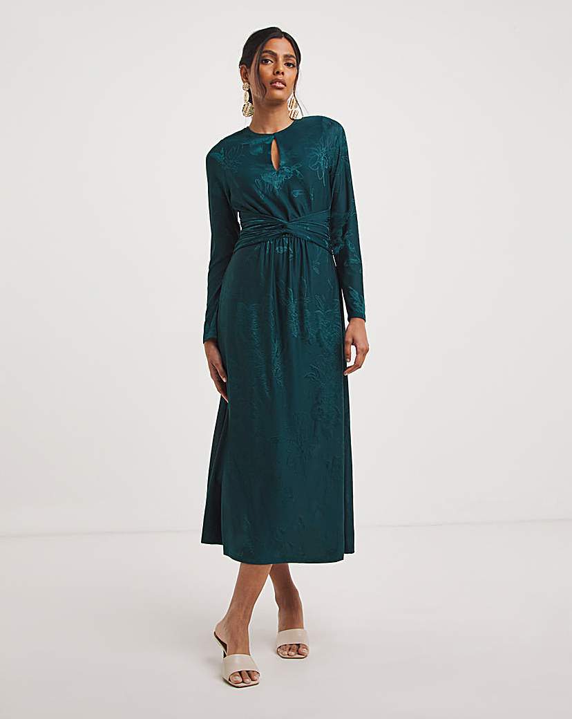 Joanna Hope Jersey Jacquard Dress