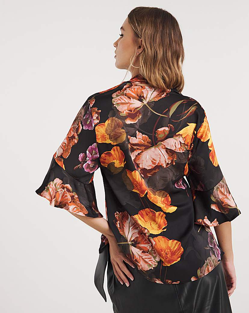 Joanna Hope Tie Neck Blouse