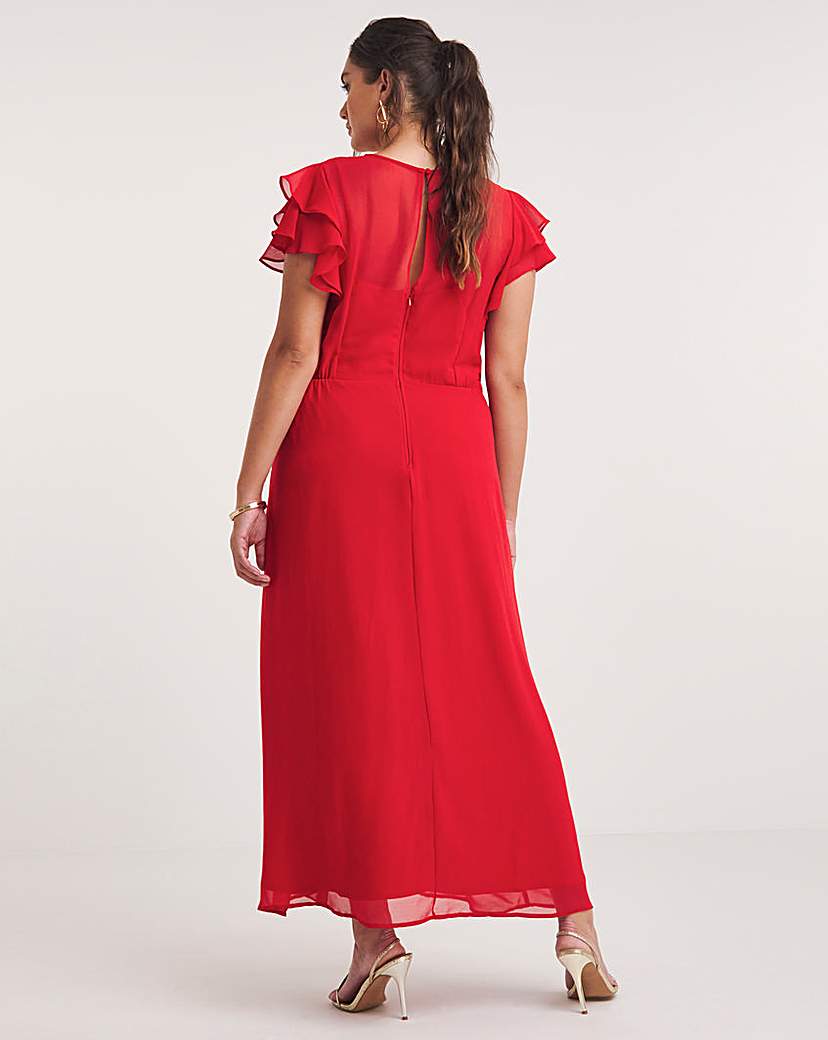 Joanna Hope Ruffle Maxi Dress